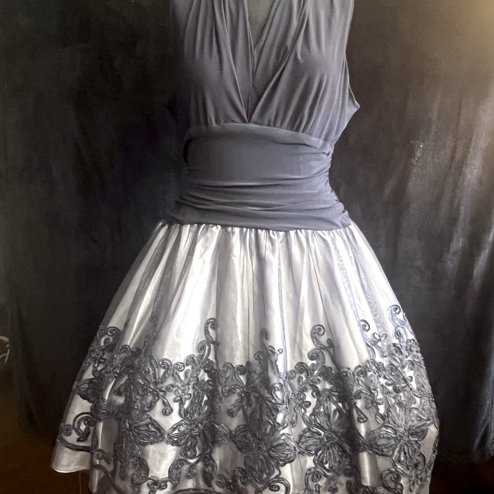 Black tulle skirt dress sz.16
